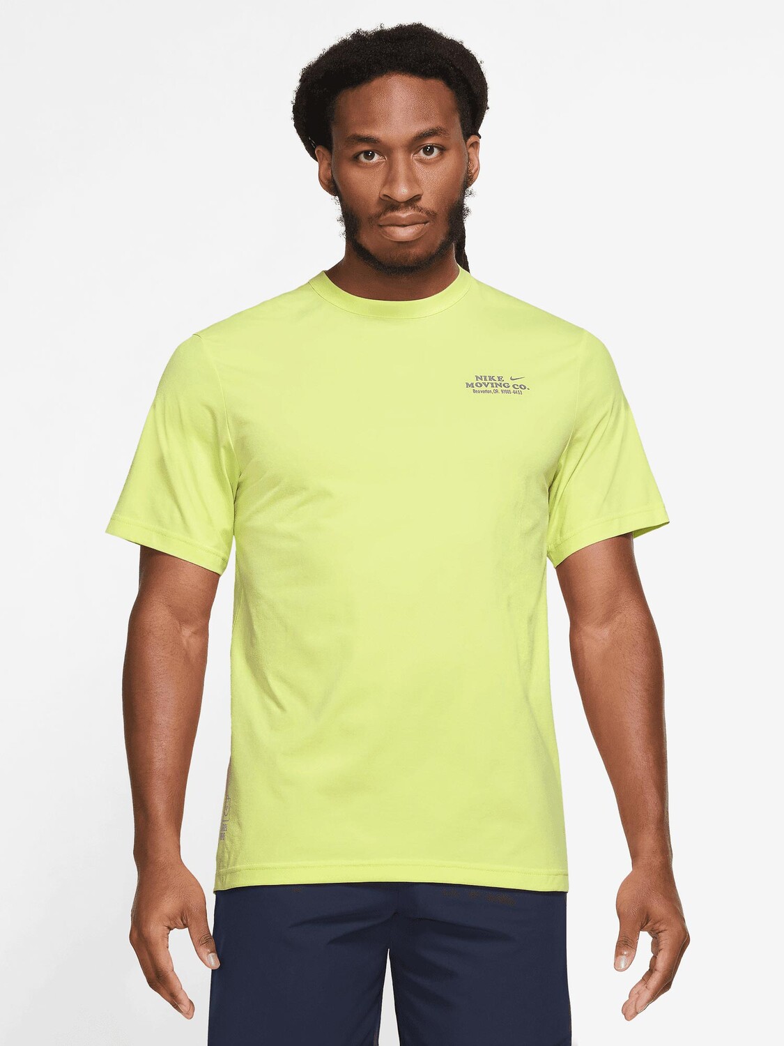 

Футболка Nike M NK DF UV HYVERSE SS MOVING, желтый