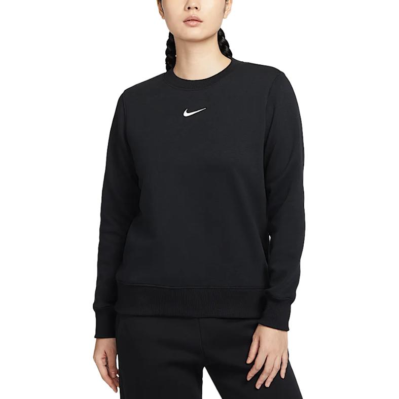 Nike Спортивный свитшот Phoenix Fleece женский Black/Sail White — фото 3