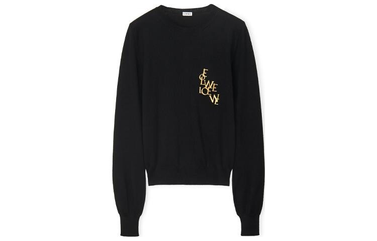 

Свитер женский черный Loewe