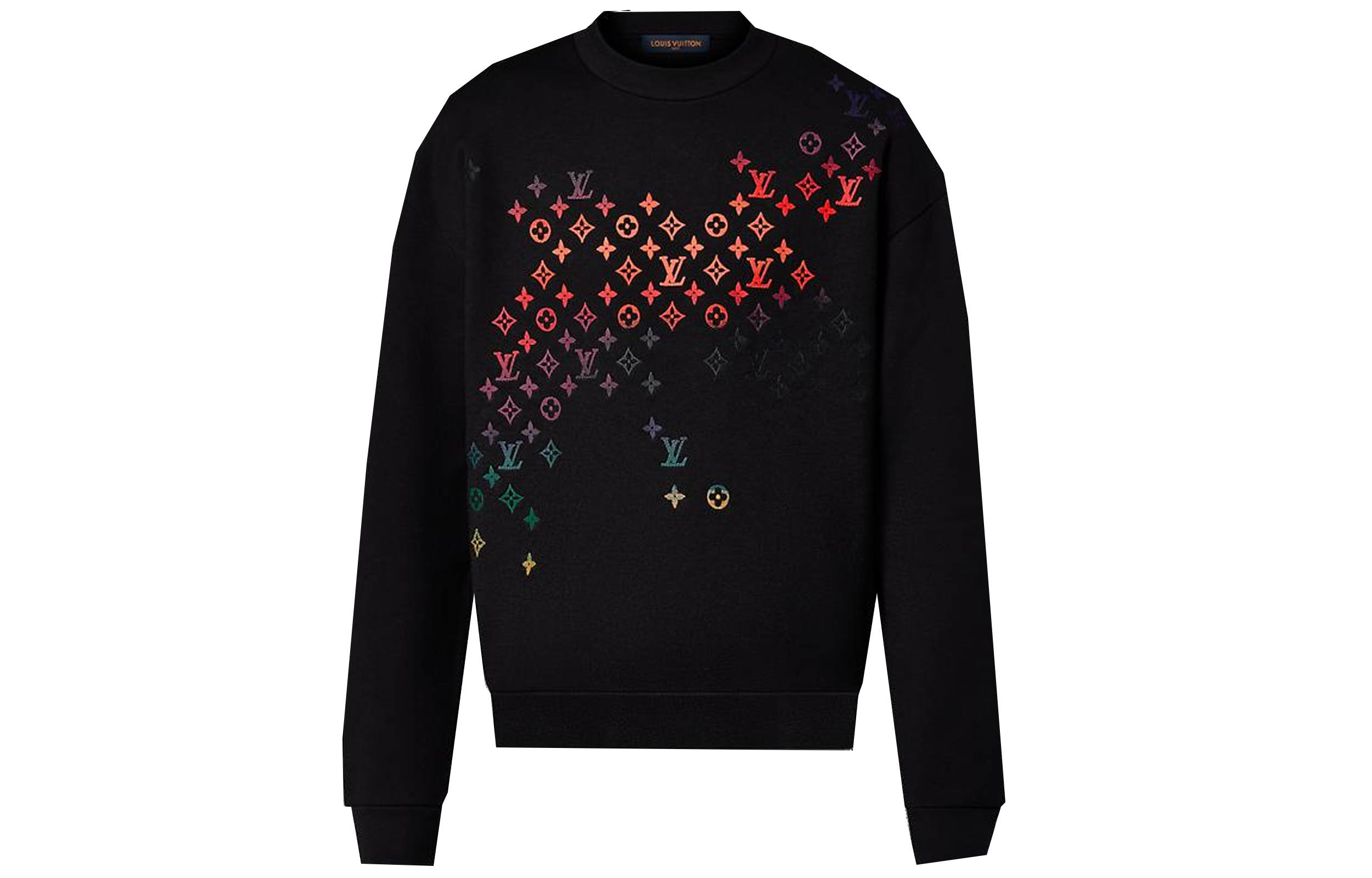 

Футболка LOUIS VUITTON с вышивкой, черная