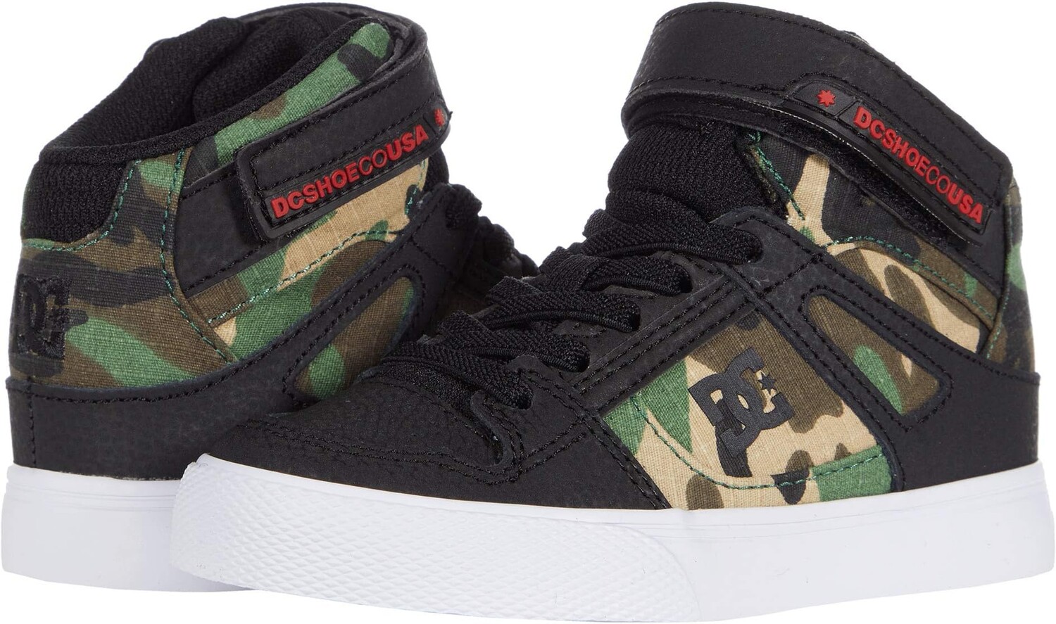 Кроссовки Pure High-Top EV DC, цвет Black Camo