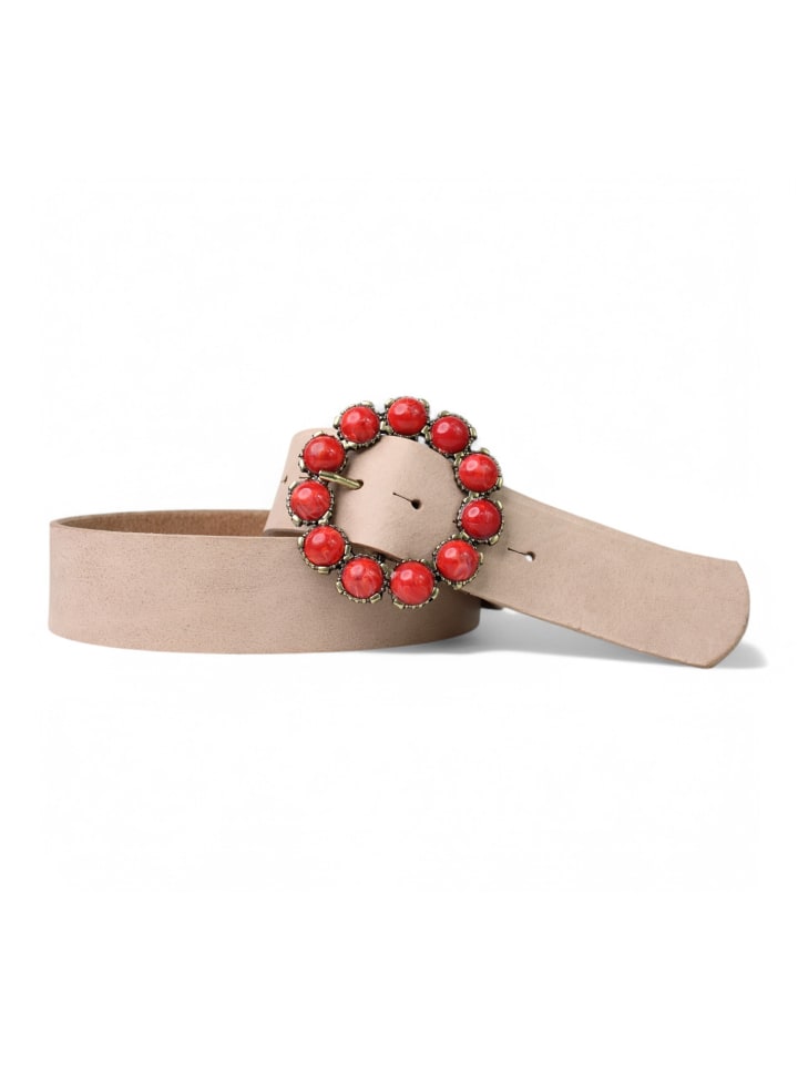 

Мужской кожаный ремень серо-коричневого цвета FRONHOFER