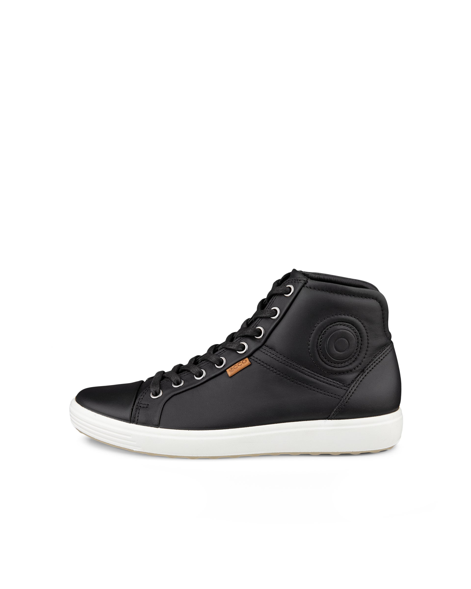 ЖЕНСКИЕ ВЫСОКИЕ КРОССОВКИ ECCO SOFT 7, черный