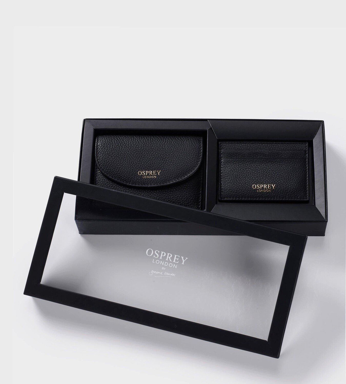 

Подарочный набор кожаного кошелька Tilly OSPREY LONDON, черный