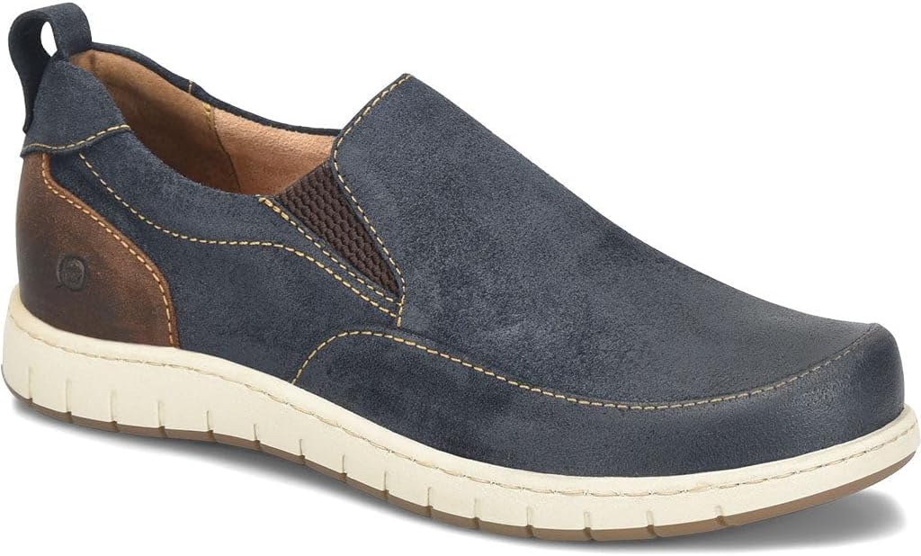 

Мужские лоферы BORN Leeds без шнурков, темно-синий