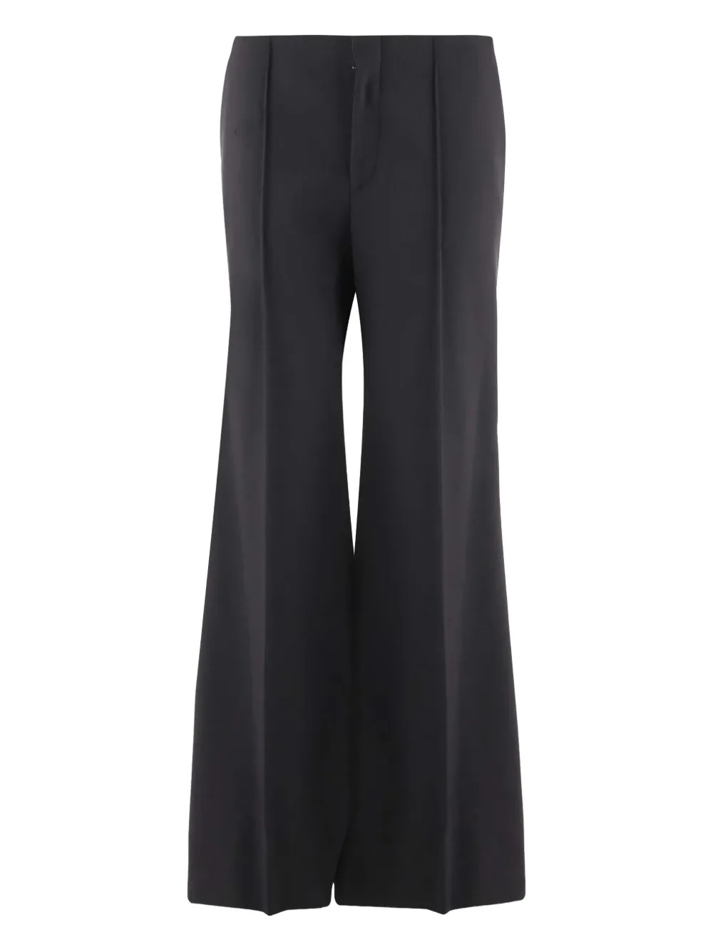 

Расклешенные шерстяные брюки CHLOÉ, черный