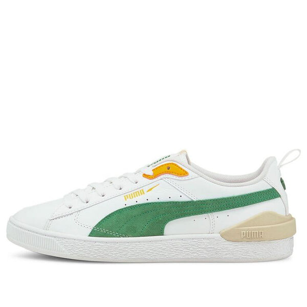 

Кроссовки suede bloc 'white amazon green' Puma, белый