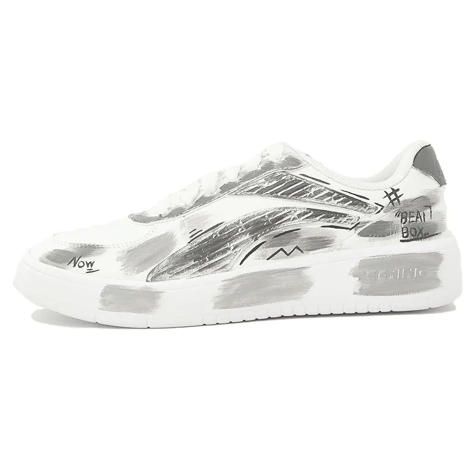 

Термоустойчивые нескользящие и износостойкие низкие кроссовки для скейтбординга мужские gray LINING, серый