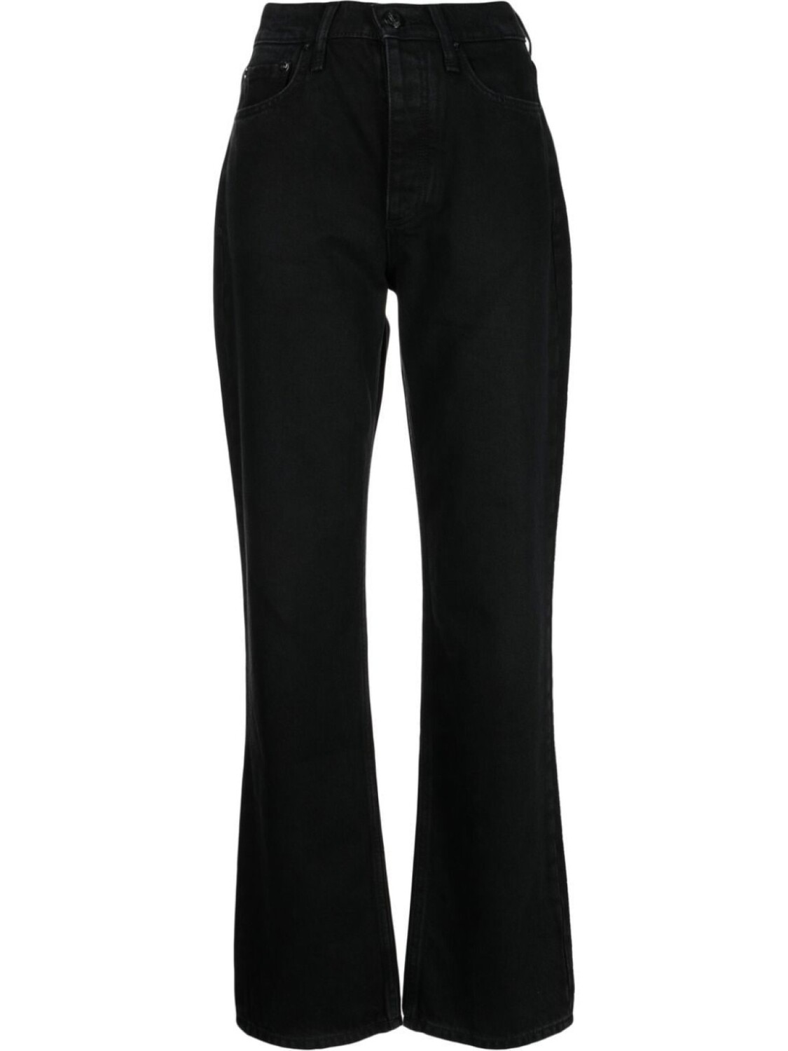 

rag & bone джинсы bootcut с завышенной талией, черный