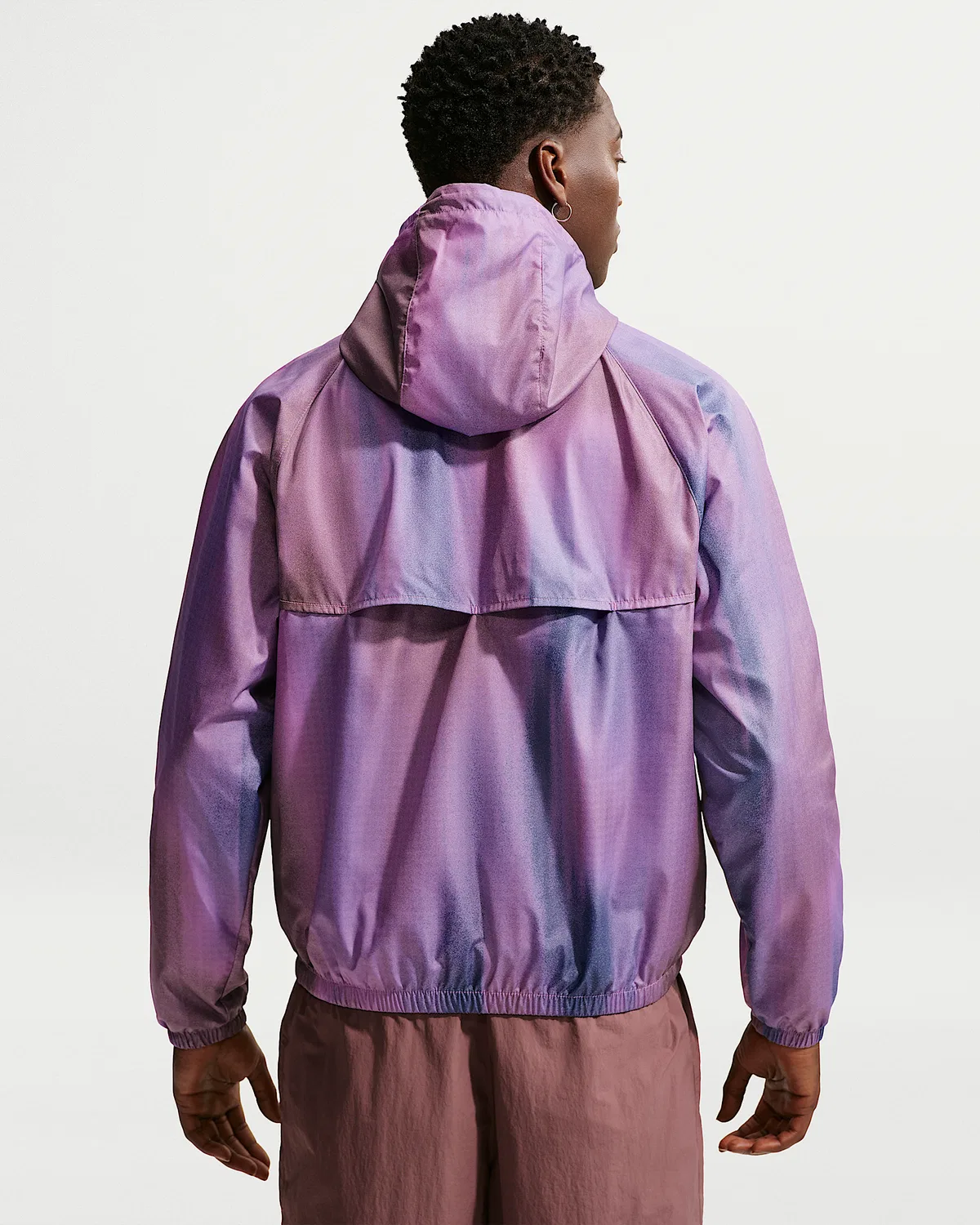 Мужская утепленная куртка Nike Windrunner "Sunset", Light Magenta/White — фото 2
