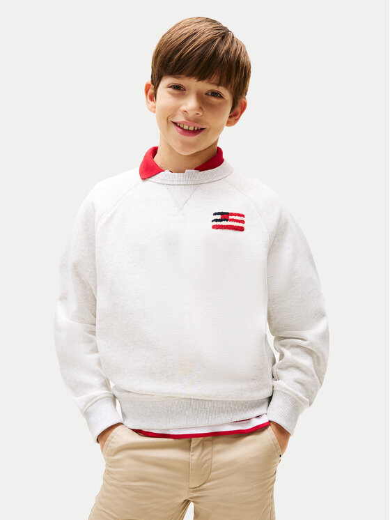 Свободный крой толстовки KB0KB09571 D Tommy Hilfiger, серый