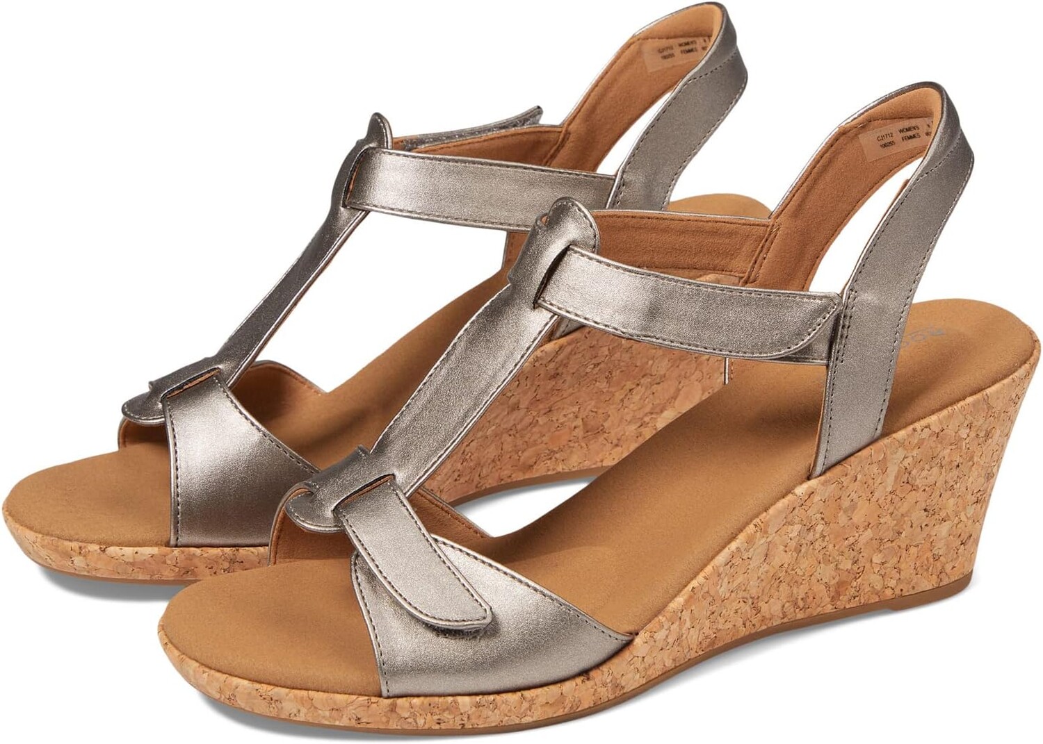 

Босоножки Blanca T Strap Rockport, цвет Taupe Metallic Synthetic