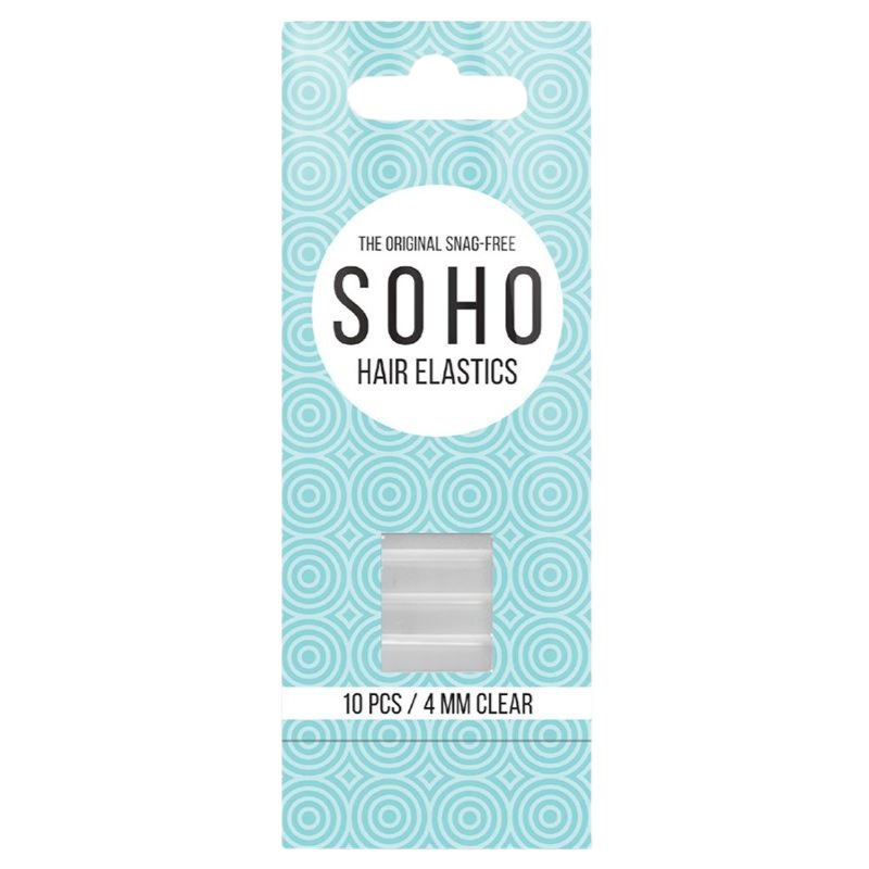 

Резинка для волос snag-free haargummis Soho, transparent, количество 10 шт.