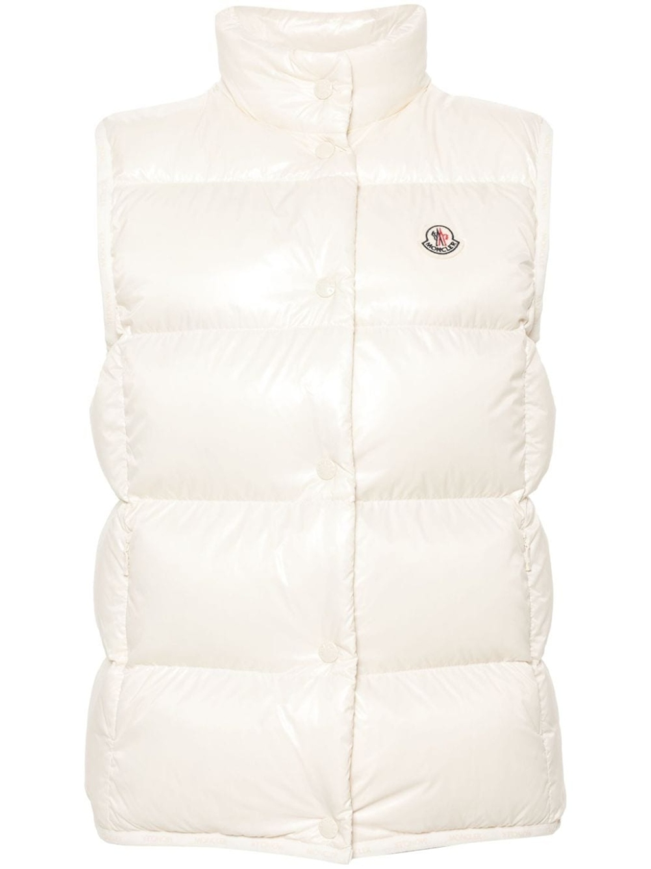 

Moncler дутый жилет Badia, белый