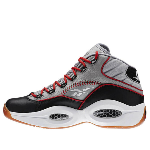 

Кроссовки question mid 'practice' Reebok, серый