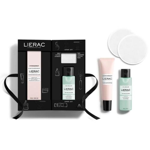 

Lierac Hydragenist, Набор уходовой косметики, 2 шт + косметические подушечки