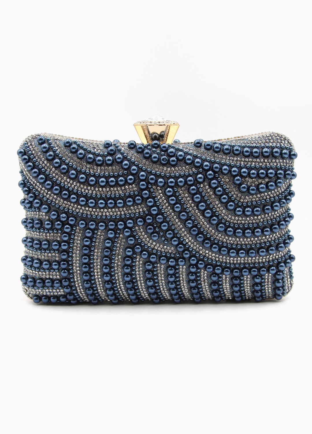 

Клатч с жемчужным декором KOKO COUTURE, синий