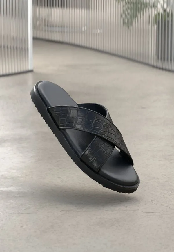 Кожаные мюли Zign, Black