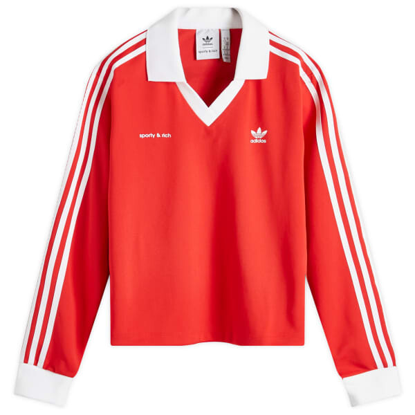 

X спортивная и роскошная футболка с длинным рукавом Adidas, белый