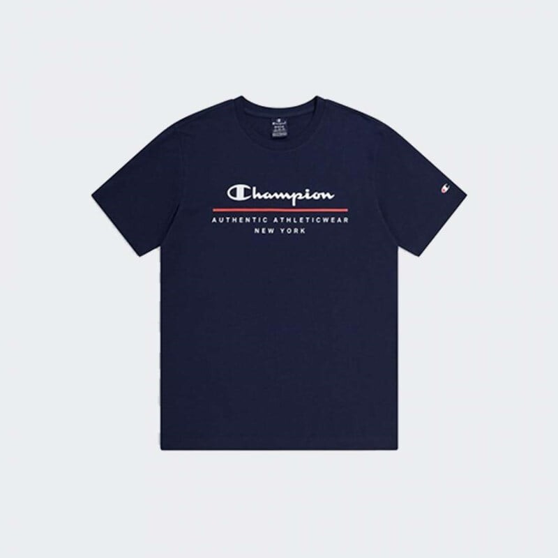 

Мужская футболка с круглым вырезом Champion, синий
