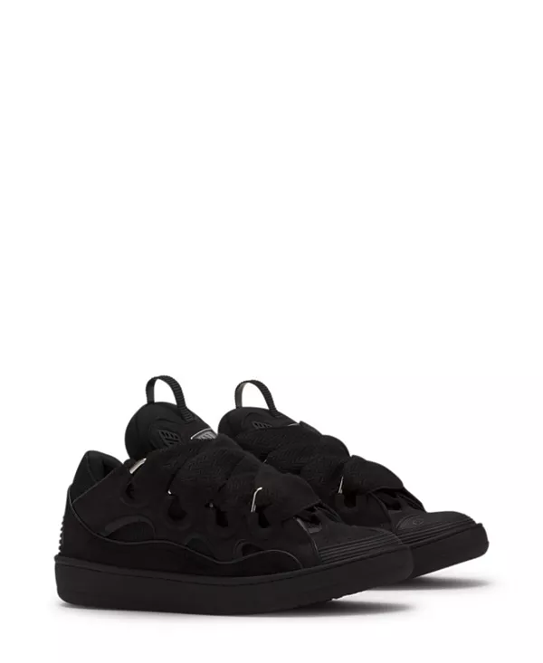 Кроссовки унисекс из натуральной кожи Lanvin, черный