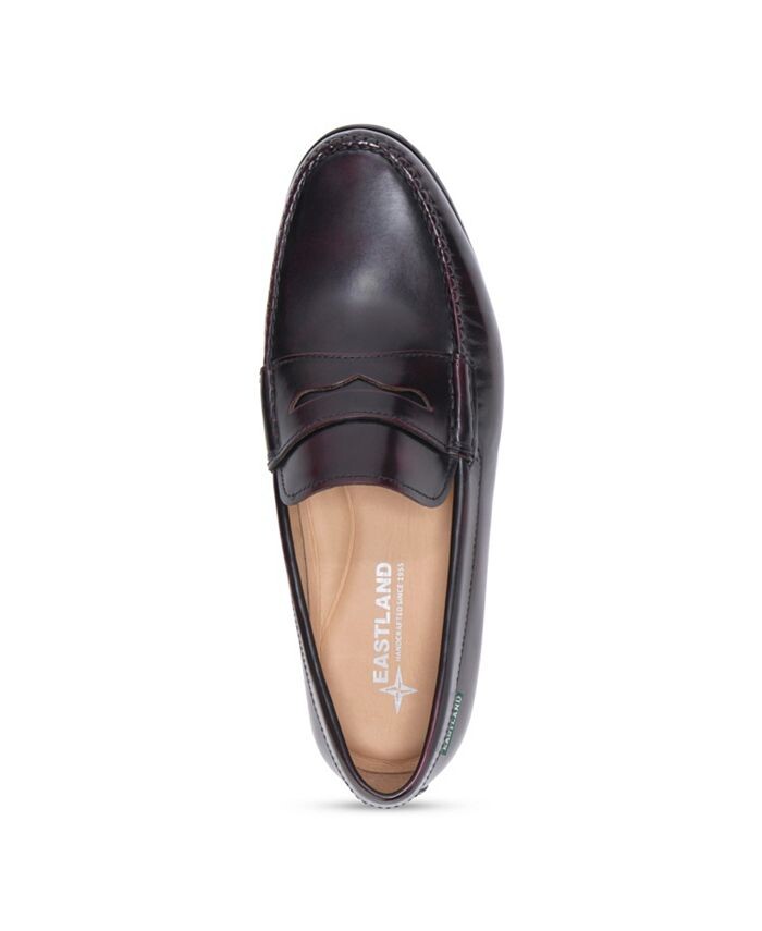 Мужские кожаные пенни-лоферы Bristol Eastland Shoe, красный — фото 3