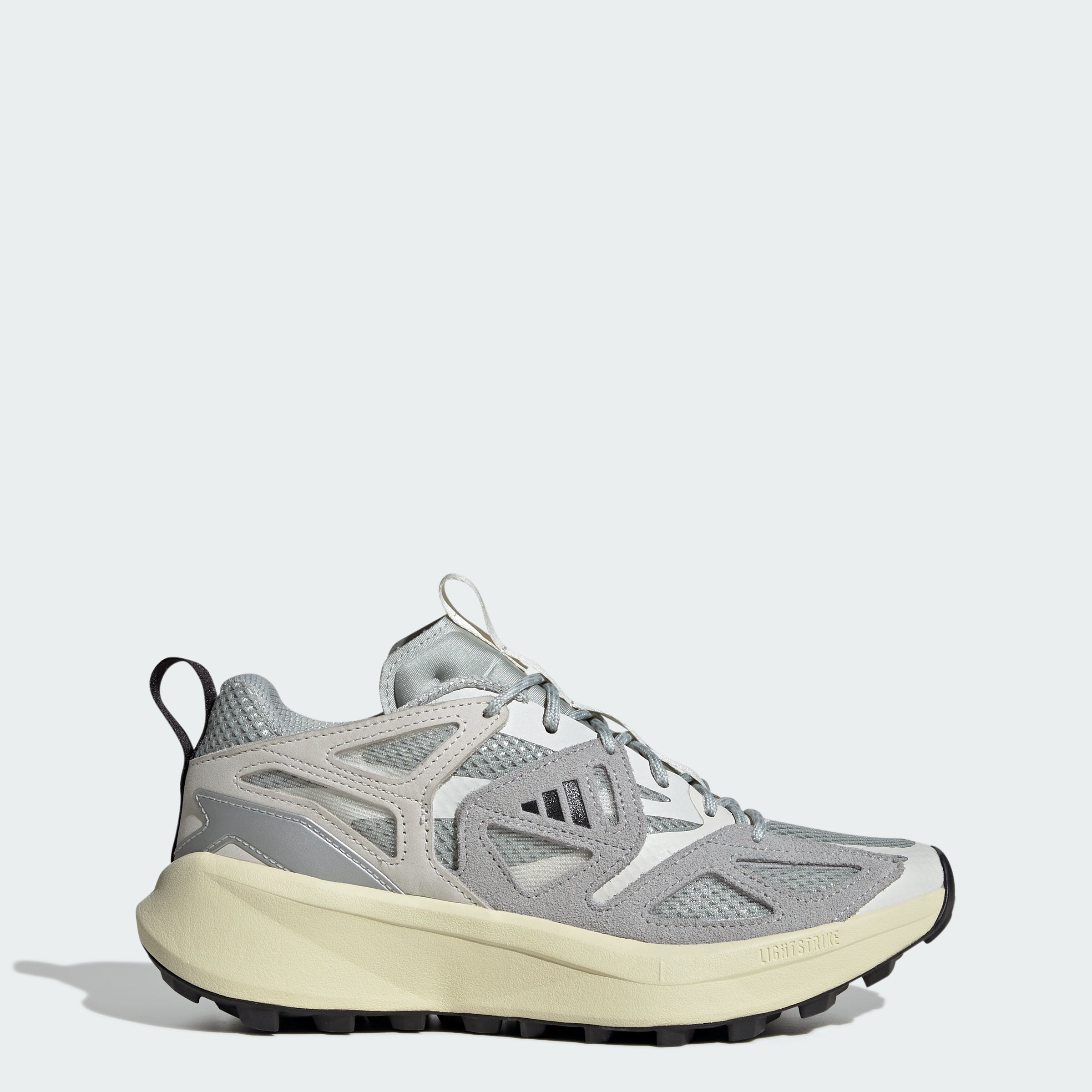 Женские кроссовки Adidas Kantai Trail, серебряный/черный/кремовый