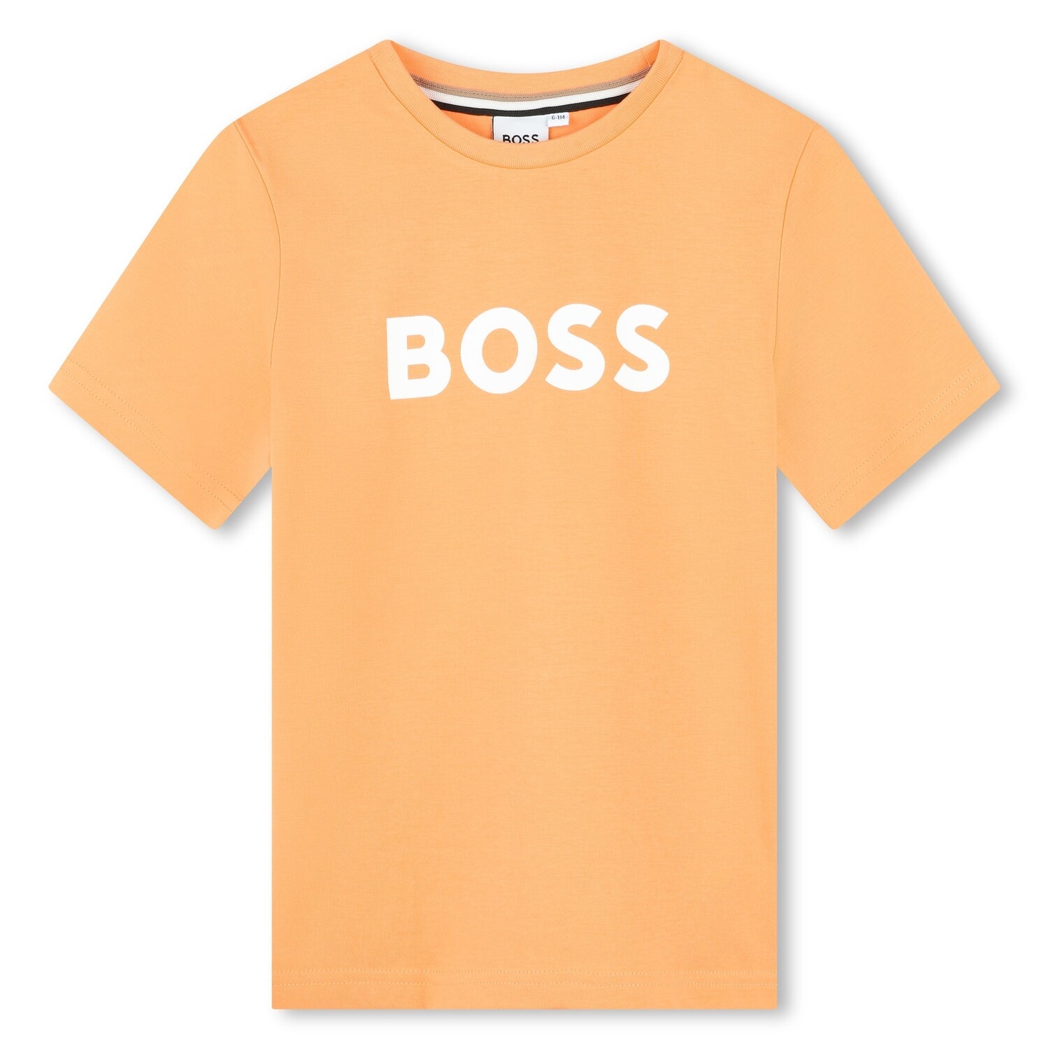 

Оранжевая футболка с логотипом BOSS, оранжевый