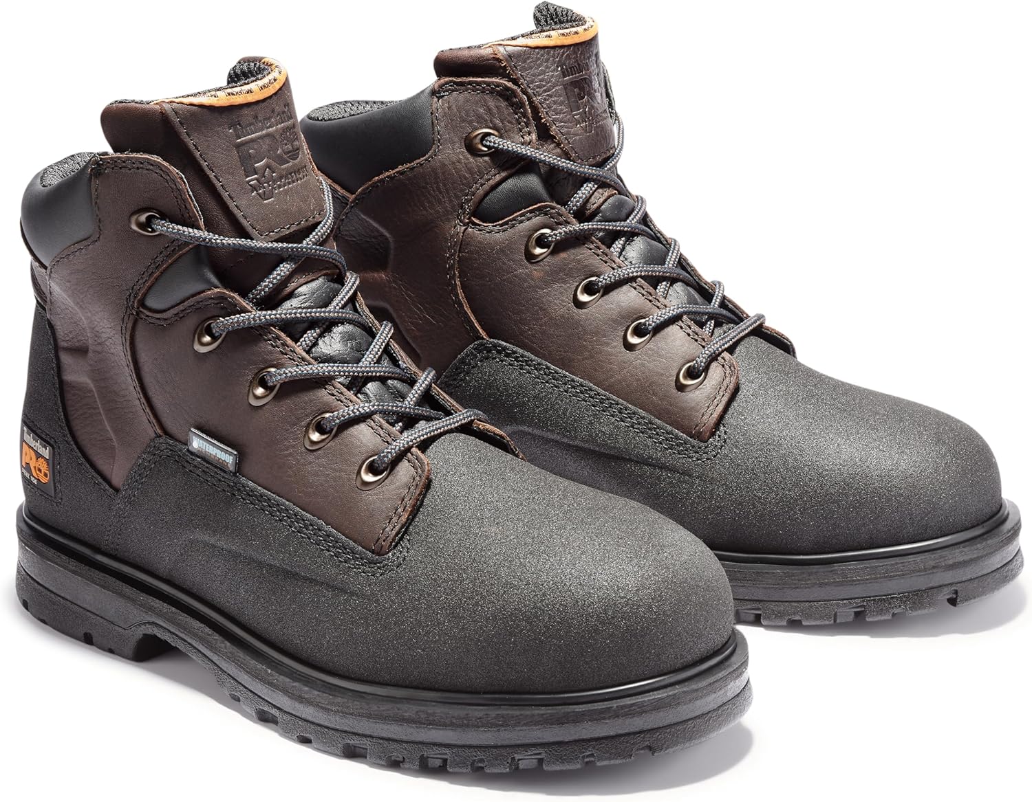 Timberland PRO мужские, Powerwelt 6in Steel Safety Toe Waterproof ботинки, Rancher Brown — фото 2
