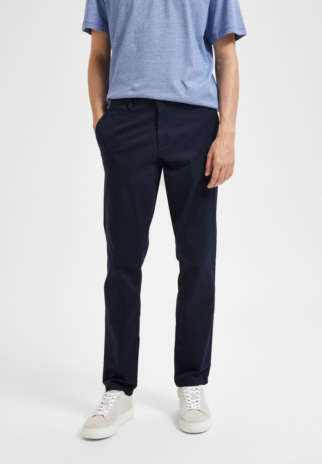 

Чиносы Slhslim New Miles Selected, цвет royal blue