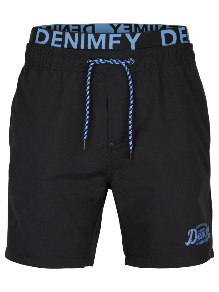 

Шорты DENIMFY Short DFNeo regular/straight, черный