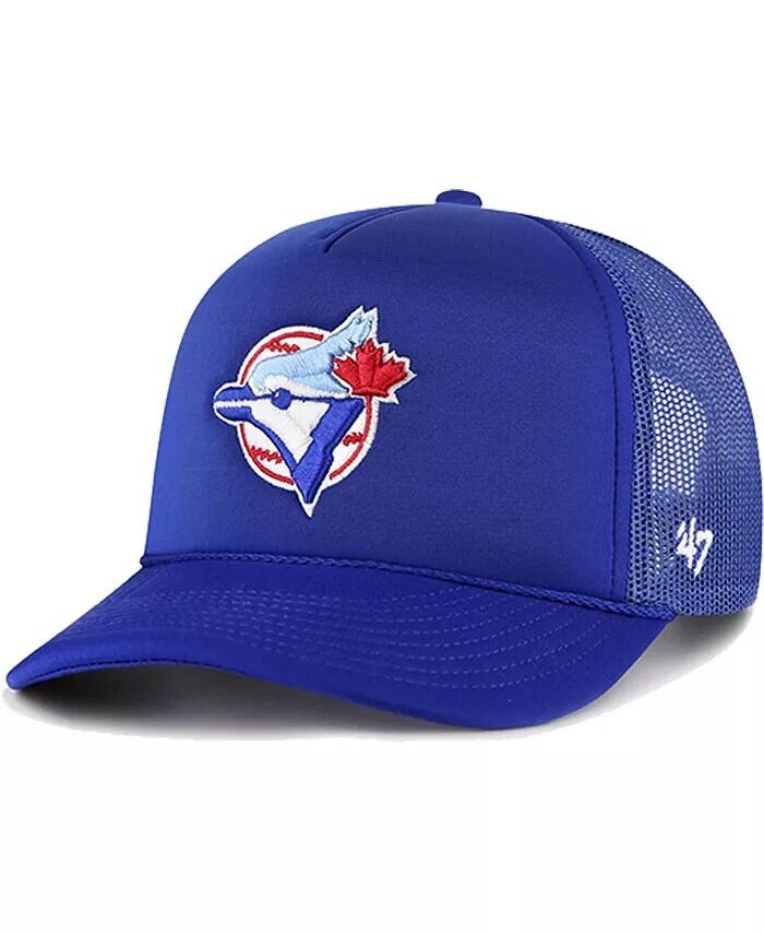 

Мужская бейсболка-кепка с логотипом Royal Toronto Blue Jays Foam Trucker Snapback '47 Brand