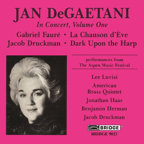 

CD диск Druckman / Faure / Degaetani: Jan Degaetani in Concert 1