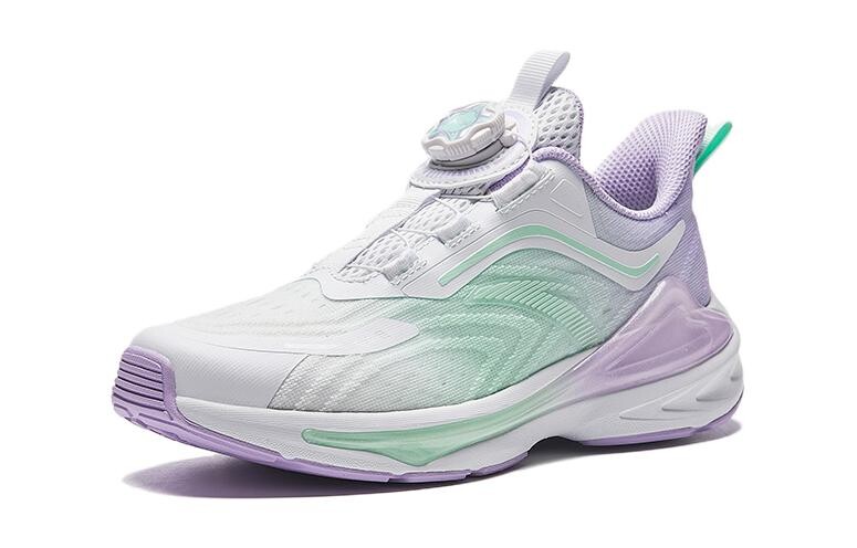 Детские кроссовки GS Low-top Белые/Фиолетовые/Зеленые Anta Kids — фото 2