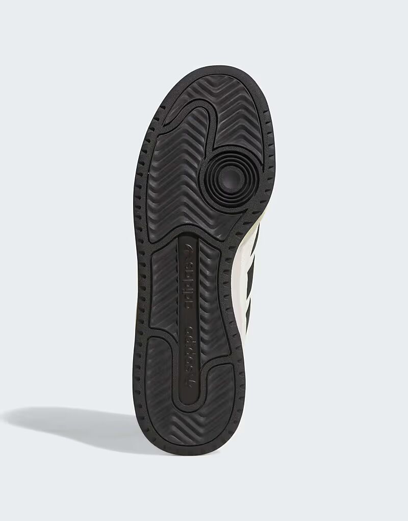Кроссовки Adidas Originals Forum2000 в цвете «бежевый/черный/легкий» — фото 4