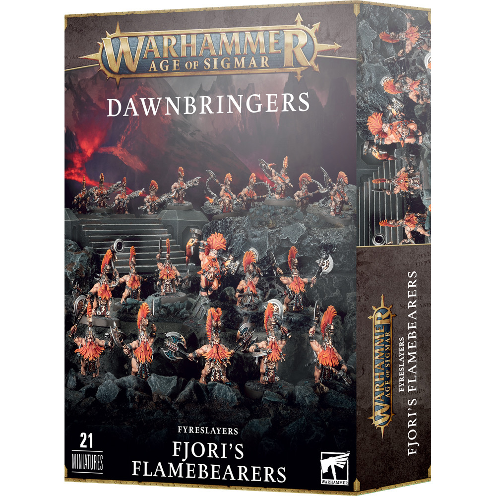 

Миниатюра Games Workshop Dawnbringers: Fyreslayers - Fjori's Flamebearers