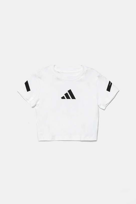 

Детская хлопковая футболка Adidas, белый