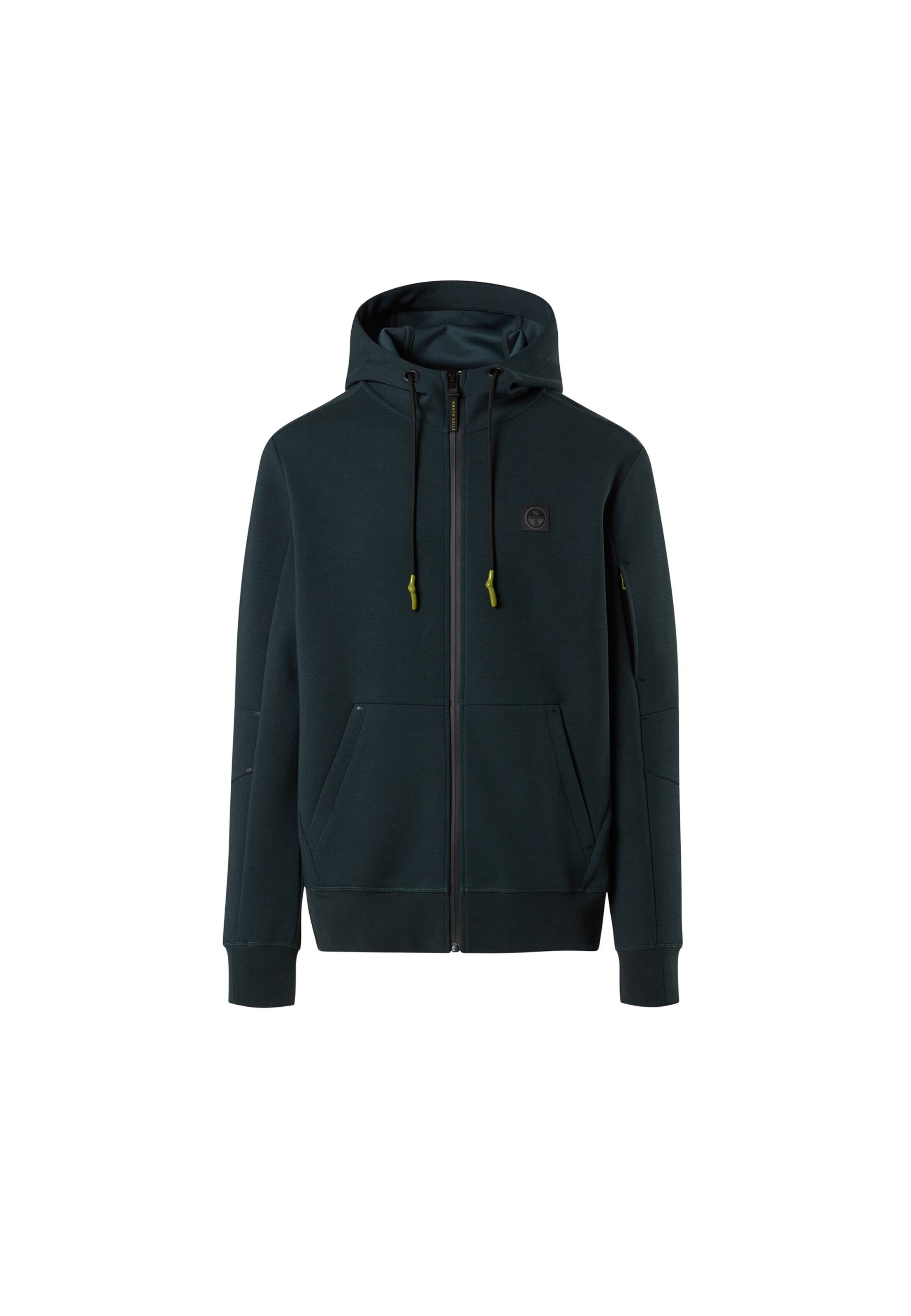 

North Sails Толстовка с молнией в темно-зеленом цвете, Зеленый, North Sails Толстовка с молнией в темно-зеленом цвете