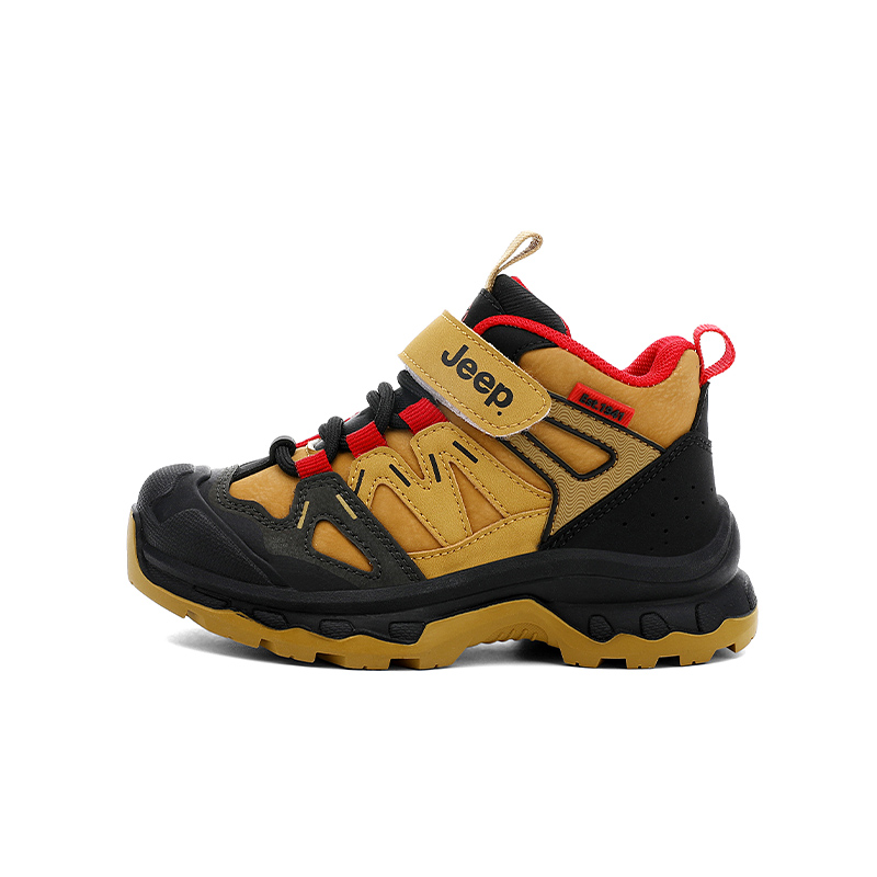 

Jeep Кроссовки Mid top для бега с амортизацией и износостойкостью Earth Yellow/Yellow детские