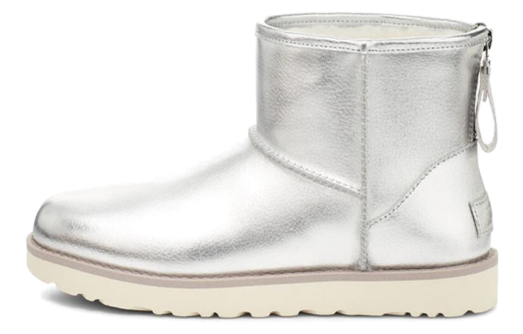 Угги женские UGG Classic Mini, серебряный