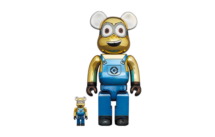 

Виниловая фигурка Be@rbrick DAVE CHROME Ver. 30 см + 7 см