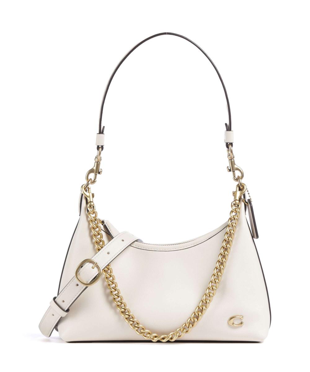 

Сумка через плечо Juliet 25 из коровьей кожи Coach, белый