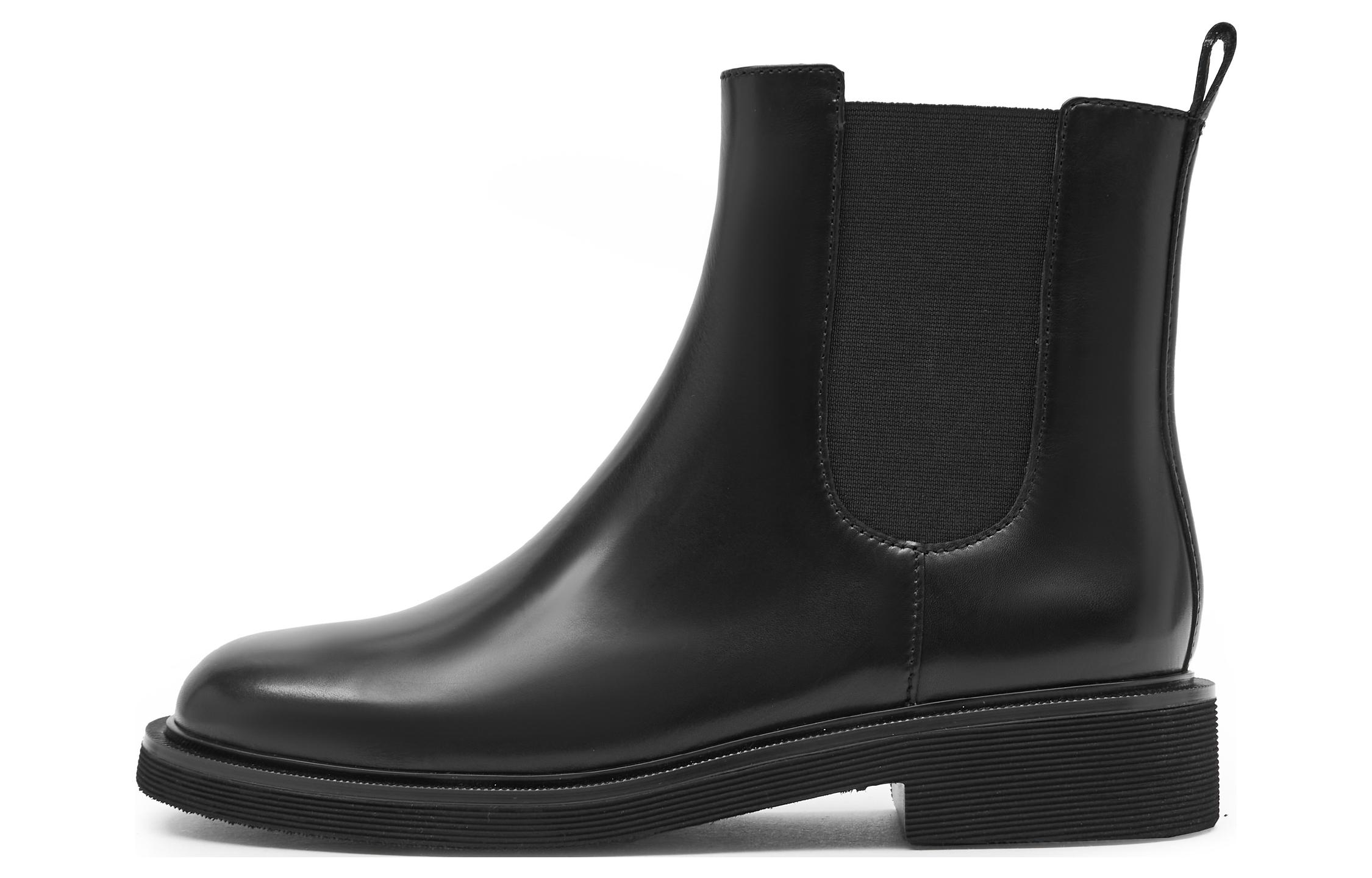 Вчера Ботинки Chelsea 13,5 см на каблуке 3,5 см Женские Staccato, Цвет Meteorite Black (С флисовой подкладкой)