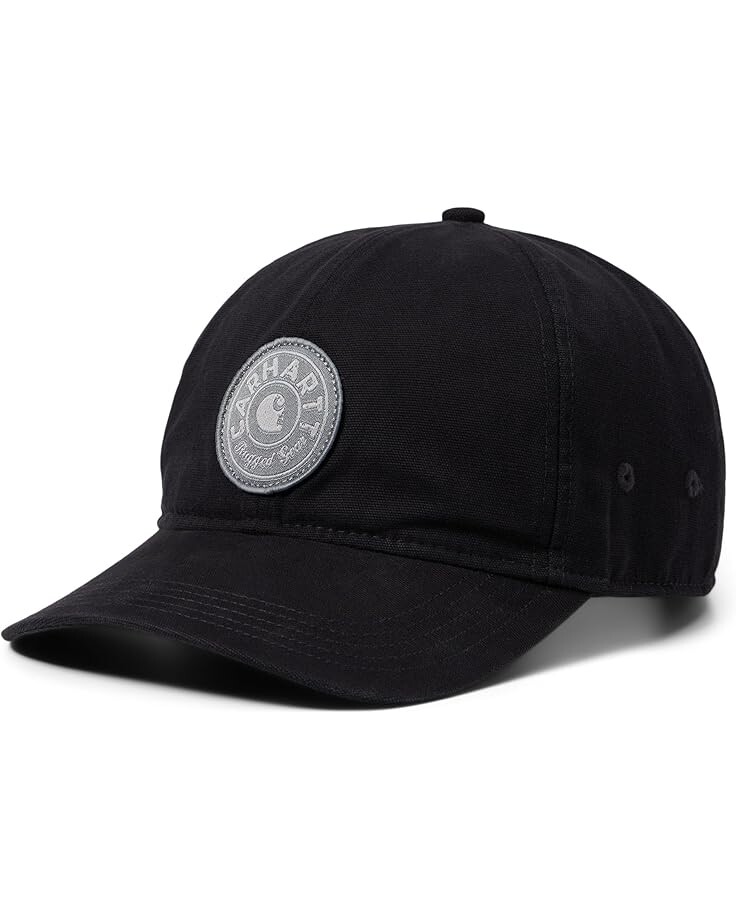

Бейсболка Carhartt Canvas Rugged Gear Patch Cap, черный