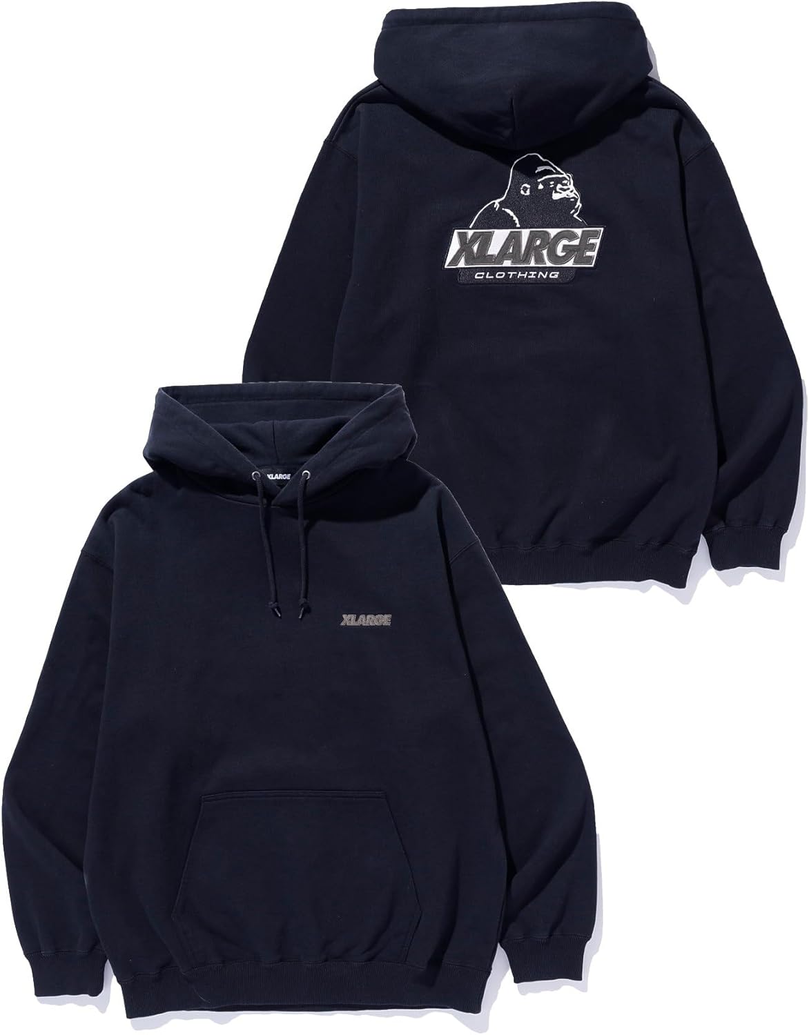 

Толстовка с капюшоном размера XLARGE, классическая мужская толстовка с капюшоном, черный