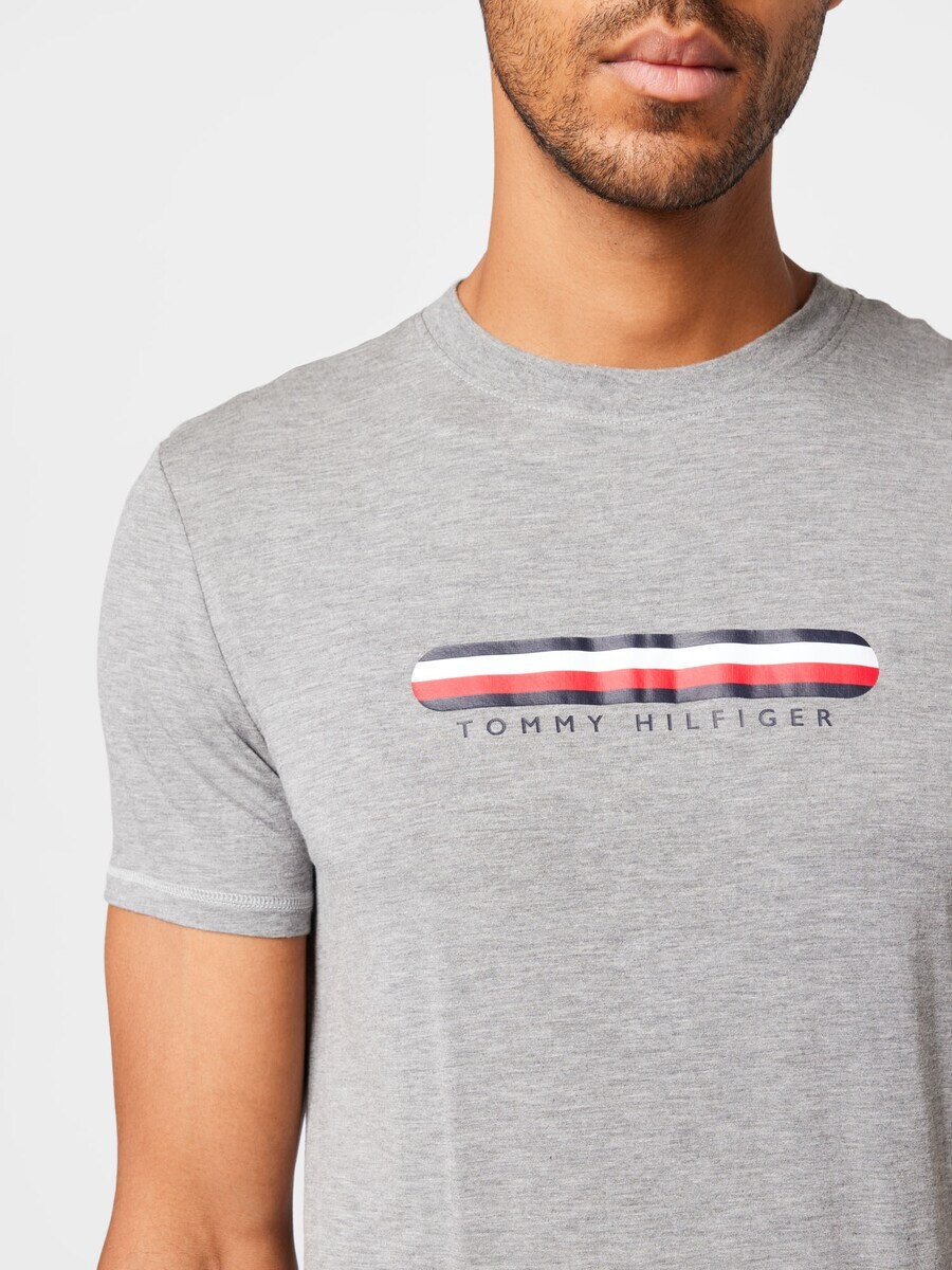 Классическая футболка Tommy Hilfiger Underwear Shirt, пятнистый серый — фото 3
