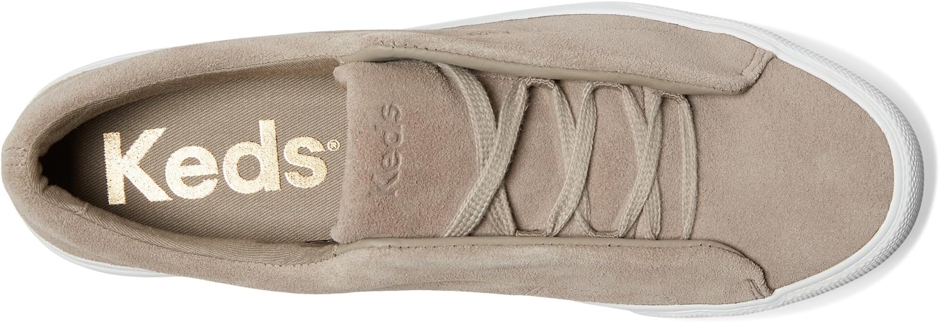 Кроссовки Keds Remi Slip On, цвет Taupe Suede — фото 2