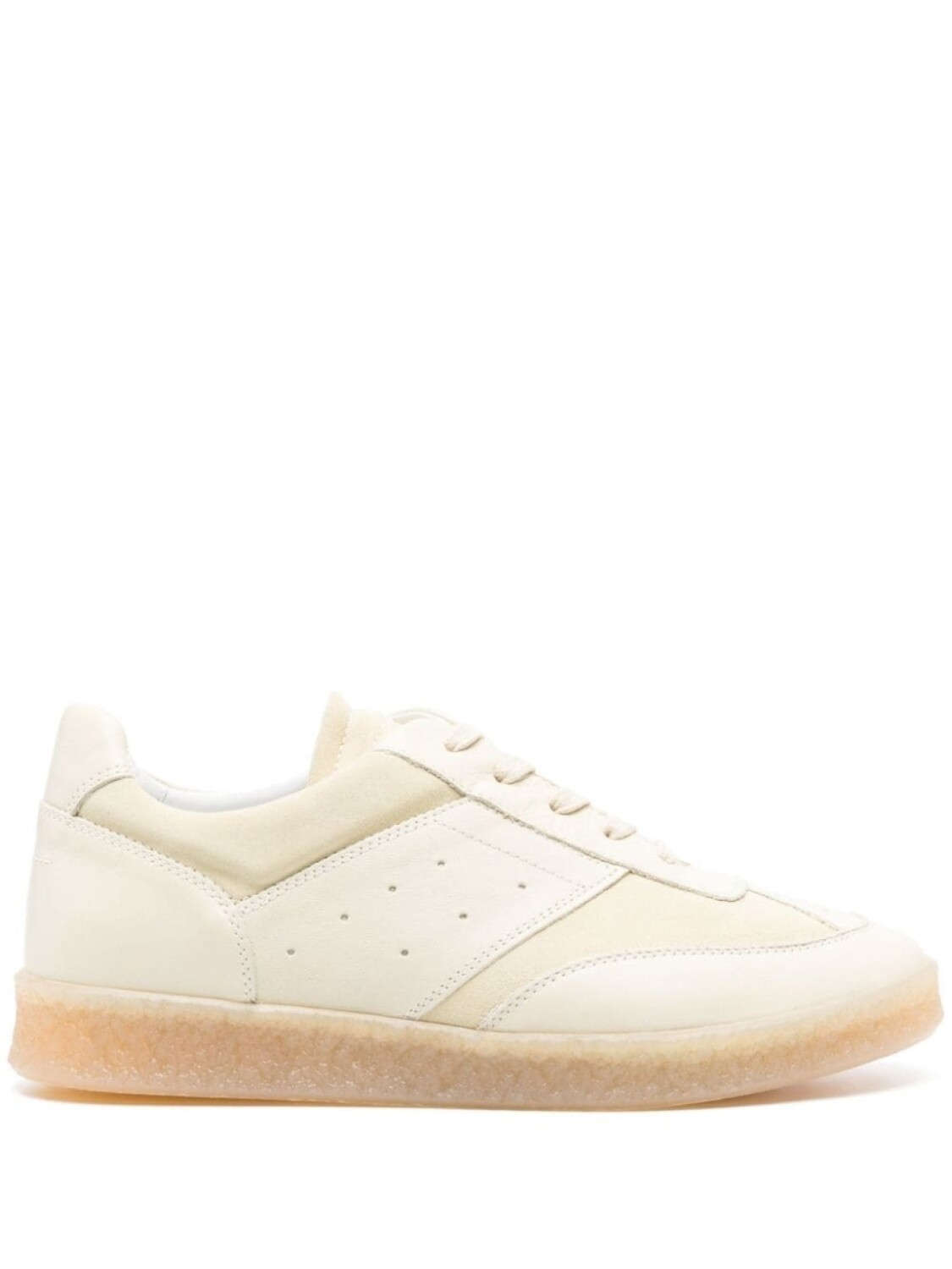 

MM6 Maison Margiela кроссовки Replica со вставками, нейтральный цвет, Белый, MM6 Maison Margiela кроссовки Replica со вставками, нейтральный цвет