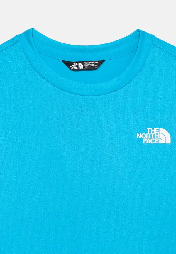 Новая футболка для подростков, спортивная футболка унисекс The North Face, Meridian Blue — фото 4