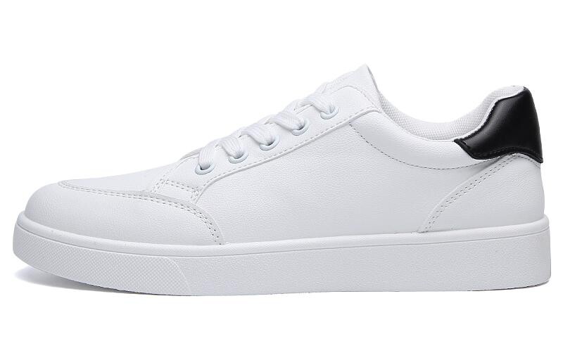 

Кроссовки WARRIOR Skateboarding Shoes Men Low-top Black, белый/черный